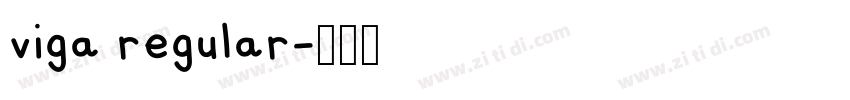 viga regular字体转换 viga regular字体转换